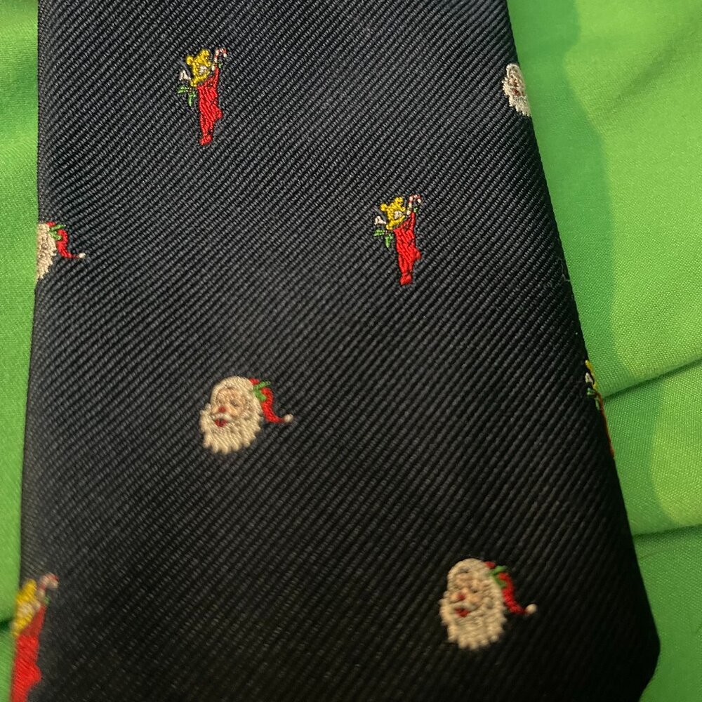 Brooks Brothers Makers Woven in England Christmas Santa and Stuffed Stockings